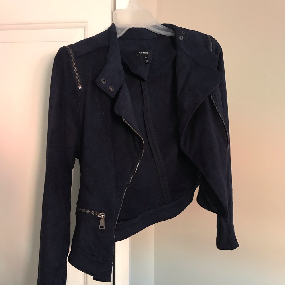 Torrid Suede Moto Jacket